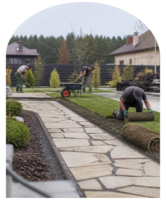 Ландшафтный дизайн под ключ для участка и сада в Ангарске